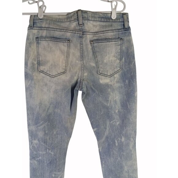 Current Elliott Womens Distressed Ankle Skinny Jeans Size 29 City Bleach Destroy - Picture 15 of 16